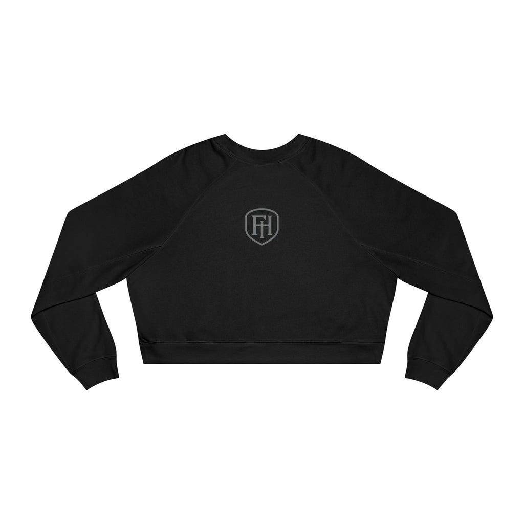 FaithHealed Cropped Pullover — Women's Fleece Crewneck christt