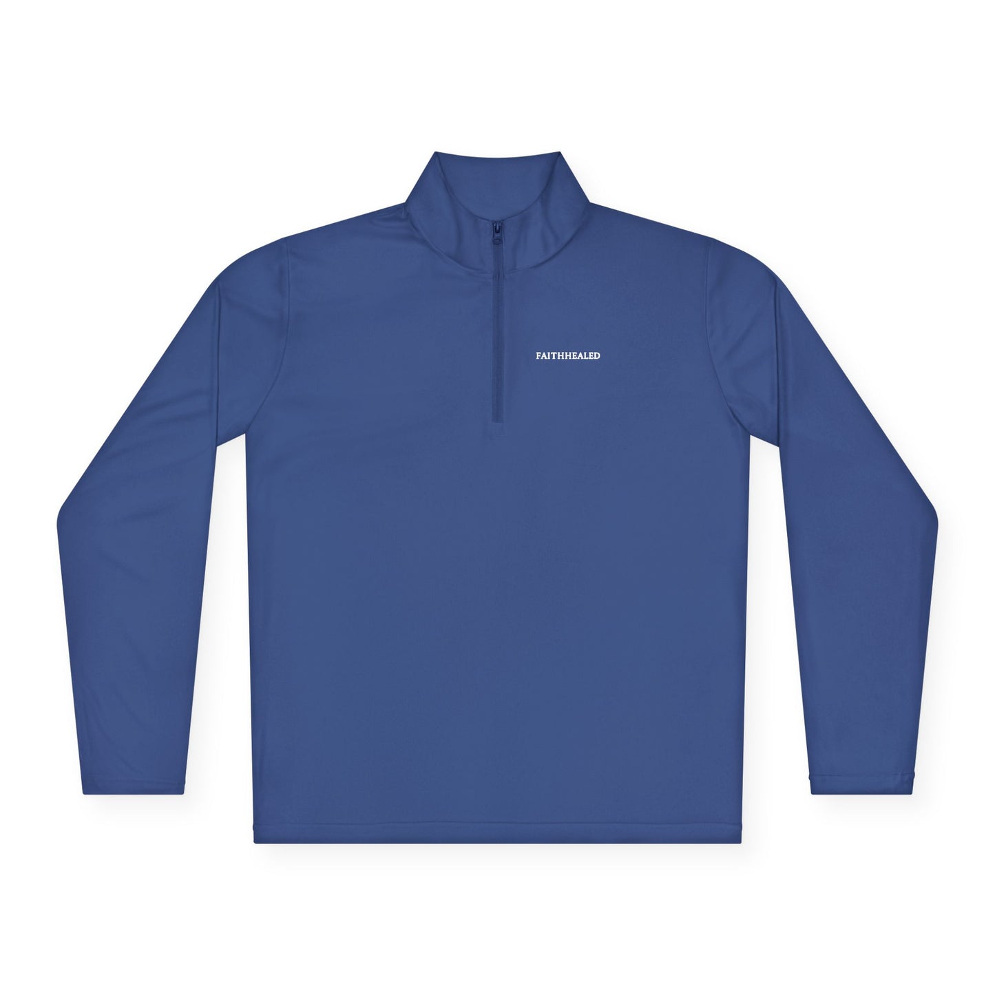 Faith Healed Quarter-Zip Pullover — Christian Inspirational Christianwear