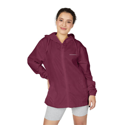 FaithHealed Windbreaker Jacket — Faith Healed Full-Zip Christian Jacket
