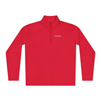 Faith Healed Quarter-Zip Pullover — Christian Inspirational Christianwear