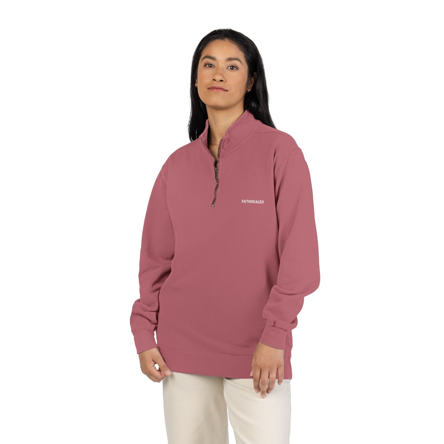 FaithHealed Quarter-Zip Sweatshirt