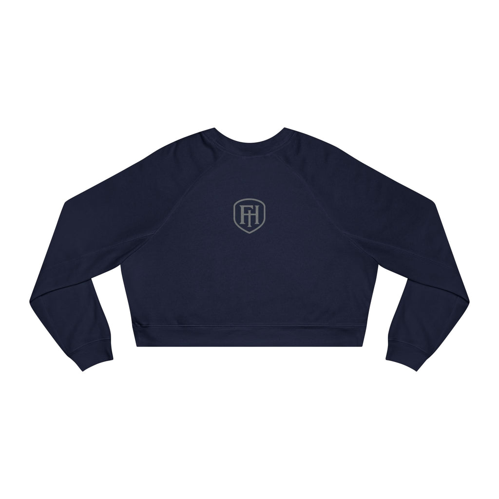 FaithHealed Cropped Pullover — Women's Fleece Crewneck christt
