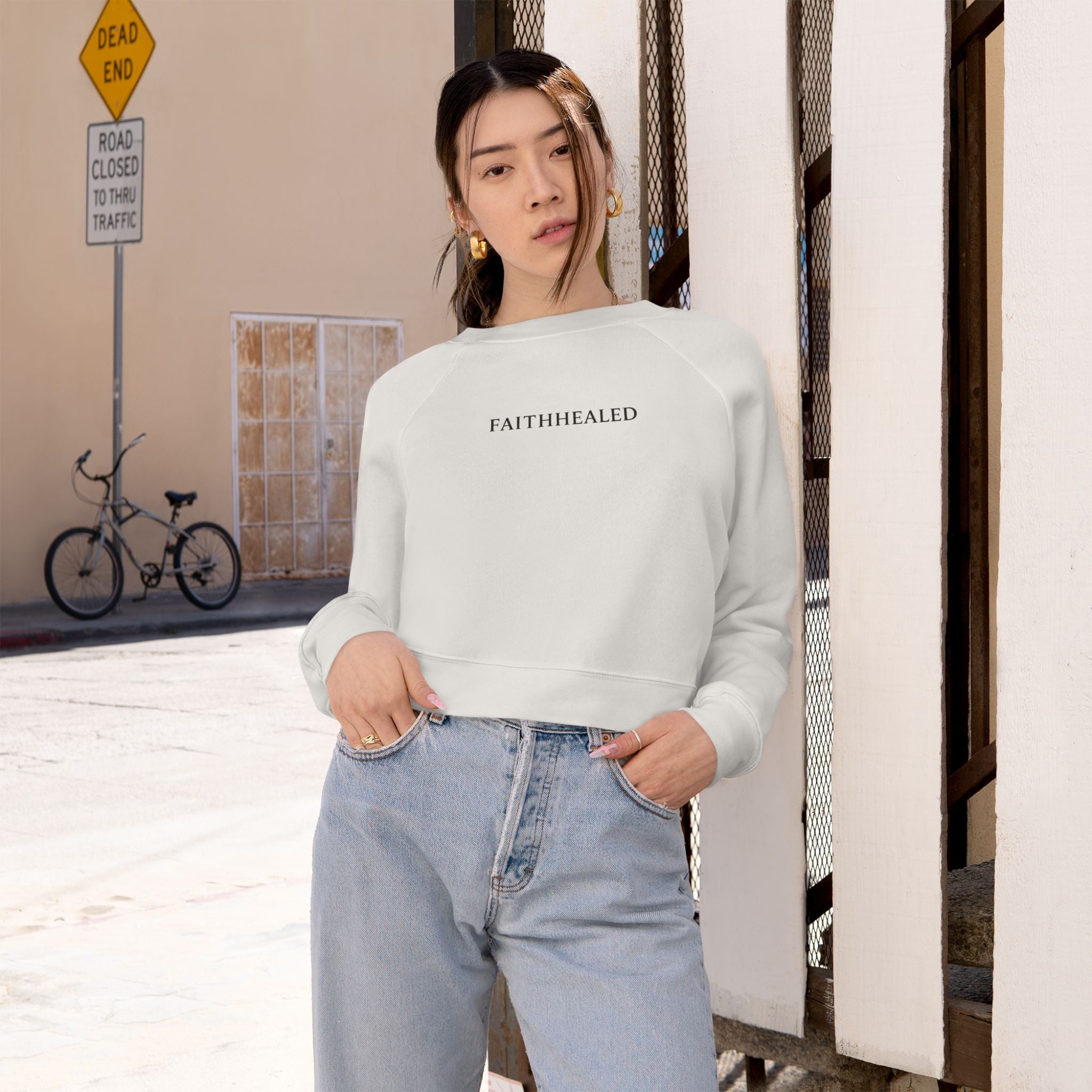 FaithHealed Cropped Pullover
