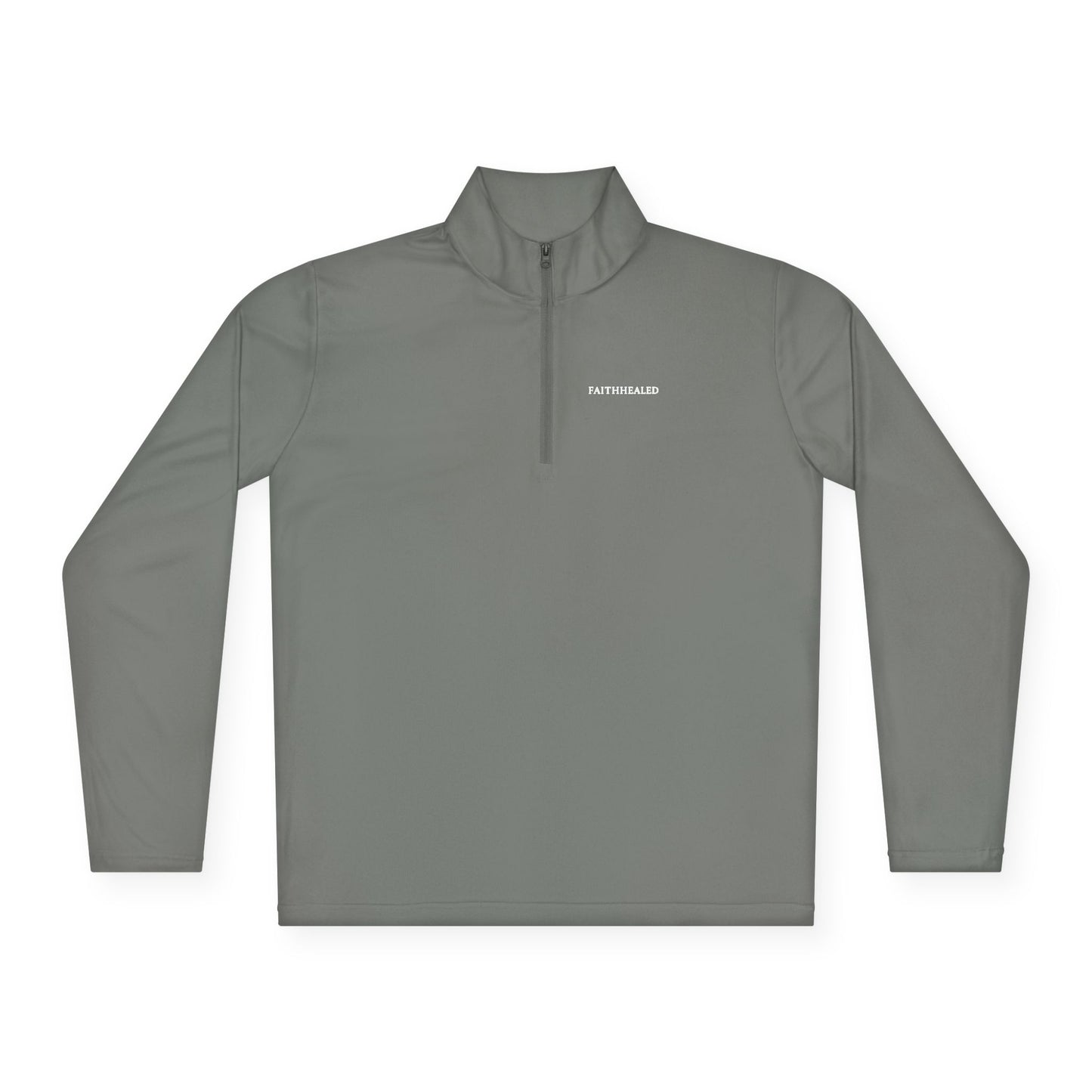 Faith Healed Quarter-Zip Pullover — Christian Inspirational Christianwear