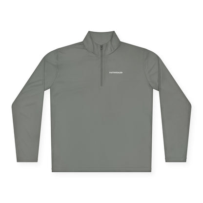 Faith Healed Quarter-Zip Pullover — Christian Inspirational Christianwear