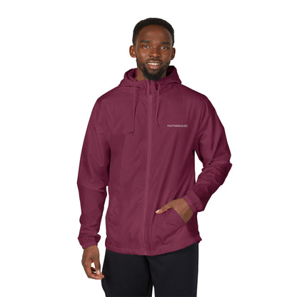 FaithHealed Windbreaker Jacket — Faith Healed Full-Zip Christian Jacket