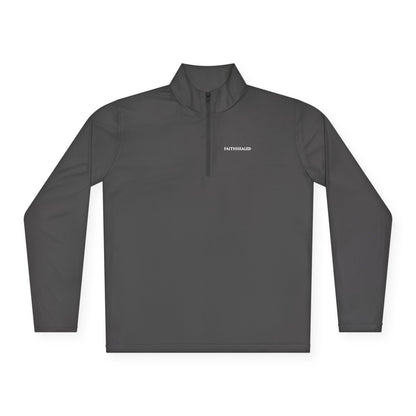 Faith Healed Quarter-Zip Pullover — Christian Inspirational Christianwear