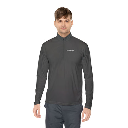 Faith Healed Quarter-Zip Pullover — Christian Inspirational Christianwear