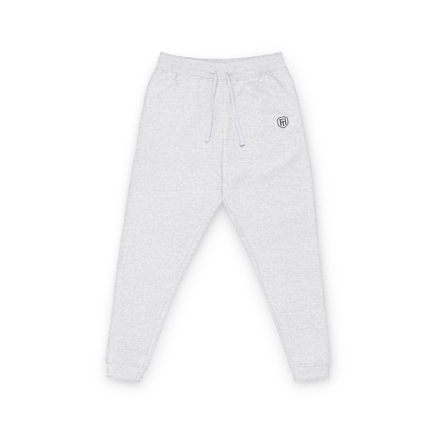 Embroidered Fleece Joggers — Minimal Monogram Logo Sweatpants