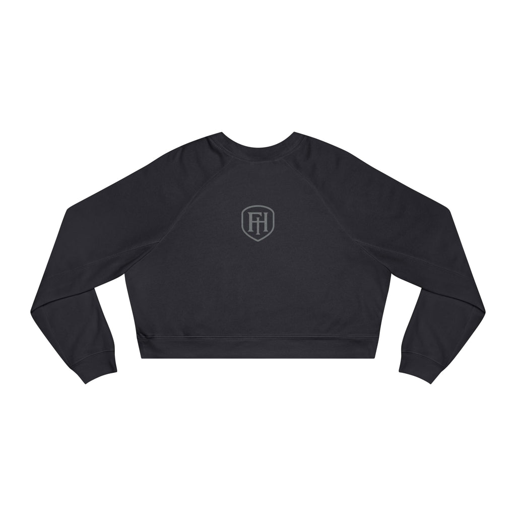 FaithHealed Cropped Pullover — Women's Fleece Crewneck christt