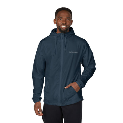 FaithHealed Windbreaker Jacket — Faith Healed Full-Zip Christian Jacket