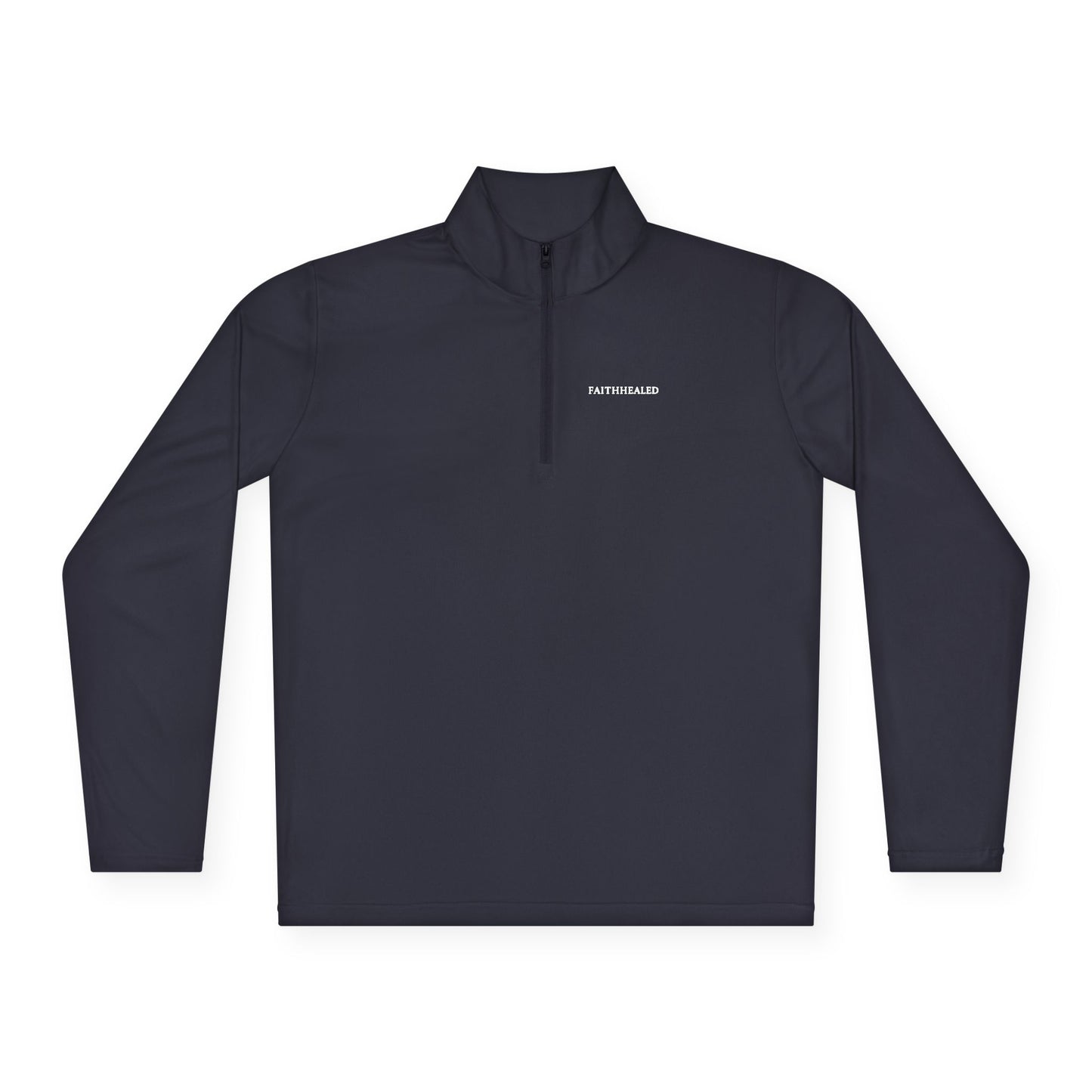 Faith Healed Quarter-Zip Pullover — Christian Inspirational Christianwear
