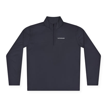 Faith Healed Quarter-Zip Pullover — Christian Inspirational Christianwear