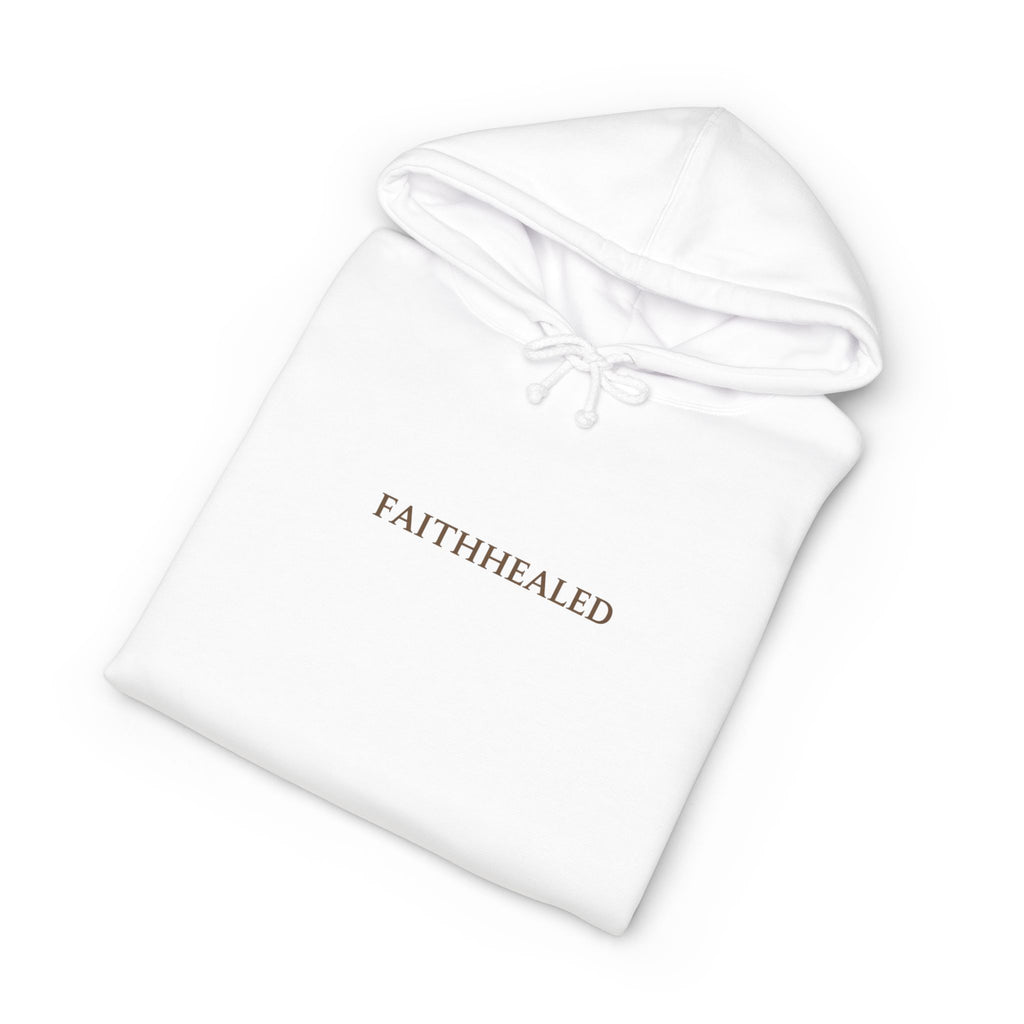 FaithHealed Minimalist Hoodie — Christian Inspirational Pullover