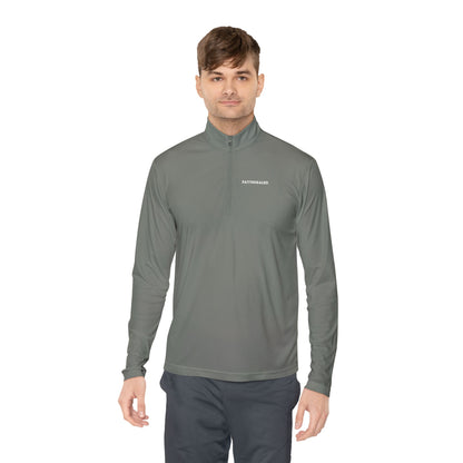 Faith Healed Quarter-Zip Pullover — Christian Inspirational Christianwear