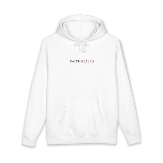 FaithHealed Minimalist Hoodie — Christian Inspirational Pullover